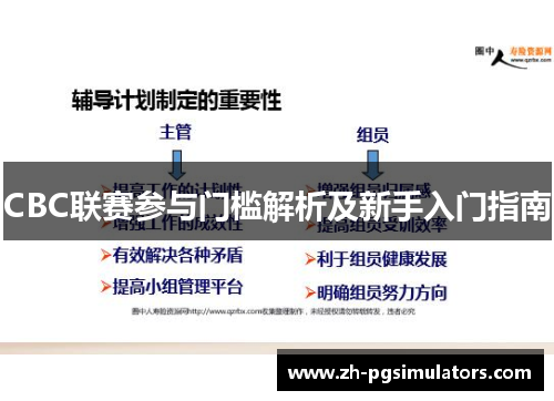 CBC联赛参与门槛解析及新手入门指南